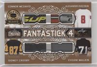 Connor McDavid, Alexander Ovechkin, Sidney Crosby, Evgeni Malkin #/25