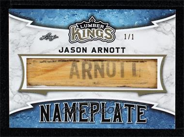 2019-20 Leaf Lumber Kings - Nameplates #N-51 - Jason Arnott /1