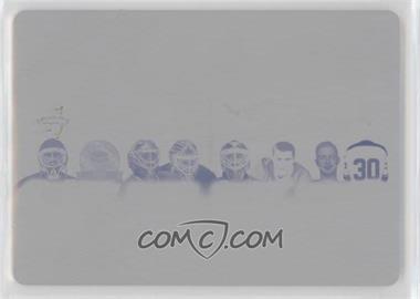 2019-20 Leaf Lumber Kings - The Champions Club - Printing Plate Magenta #TCC-05 - Martin Brodeur, Patrick Roy, Ed Belfour, Tom Barrasso, Grant Fuhr, Rogie Vachon, Glenn Hall, Mike Vernon /1