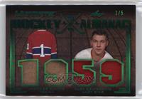 Jacques Plante, Alex Delvecchio #/5