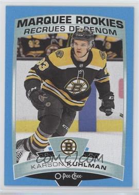 2019-20 O-Pee-Chee - [Base] - Blue #522 - Marquee Rookies - Karson Kuhlman