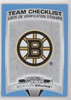 Team Checklists - Boston Bruins