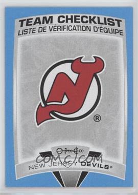 2019-20 O-Pee-Chee - [Base] - Blue #568 - Team Checklists - New Jersey Devils