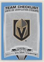 Team Checklists - Vegas Golden Knights