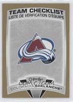 Team Checklists - Colorado Avalanche