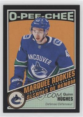 2019-20 O-Pee-Chee - [Base] - Retro Black #519 - Marquee Rookies - Quinn Hughes /100