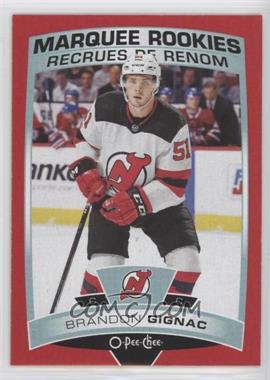 2019-20 O-Pee-Chee - [Base] - Wrapper Redemption Red #502 - Marquee Rookies - Brandon Gignac