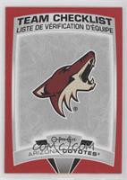 Team Checklists - Arizona Coyotes