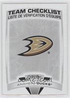 Team Checklists - Anaheim Ducks