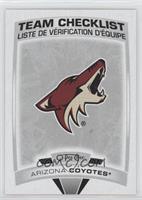 Team Checklists - Arizona Coyotes