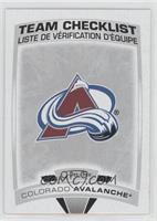 Team Checklists - Colorado Avalanche