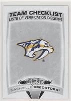 Team Checklists - Nashville Predators