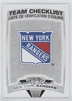 Team Checklists - New York Rangers