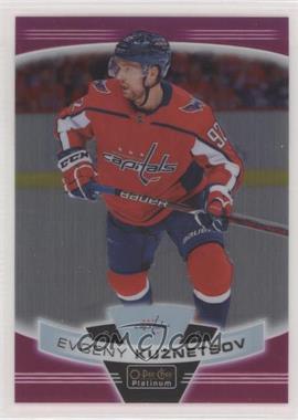 2019-20 O-Pee-Chee Platinum - [Base] - Matte Pink #117 - Evgeny Kuznetsov