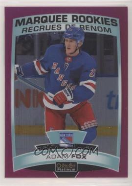 2019-20 O-Pee-Chee Platinum - [Base] - Matte Pink #178 - Marquee Rookies - Adam Fox