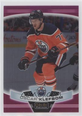 2019-20 O-Pee-Chee Platinum - [Base] - Matte Pink #43 - Oscar Klefbom