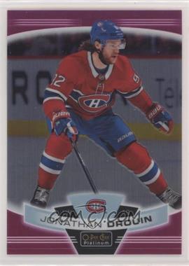 2019-20 O-Pee-Chee Platinum - [Base] - Matte Pink #64 - Jonathan Drouin