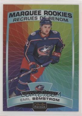 2019-20 O-Pee-Chee Platinum - [Base] - Rainbow Color Wheel #166 - Marquee Rookies - Emil Bemstrom