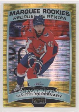 2019-20 O-Pee-Chee Platinum - [Base] - Seismic Gold #153 - Marquee Rookies - Martin Fehervary /50