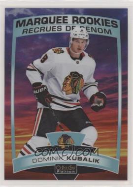 2019-20 O-Pee-Chee Platinum - [Base] - Sunset #186 - Marquee Rookies - Dominik Kubalik