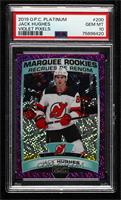 Marquee Rookies - Jack Hughes [PSA 10 GEM MT] #/399