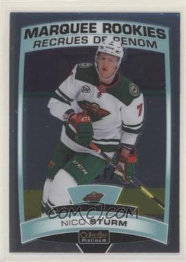 2019-20 O-Pee-Chee Platinum - [Base] #163 - Marquee Rookies - Nico Sturm