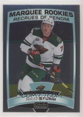 2019-20 O-Pee-Chee Platinum - [Base] #163 - Marquee Rookies - Nico Sturm