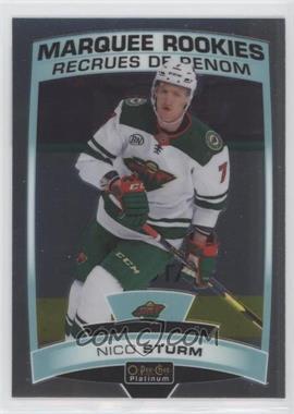 2019-20 O-Pee-Chee Platinum - [Base] #163 - Marquee Rookies - Nico Sturm