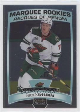 2019-20 O-Pee-Chee Platinum - [Base] #163 - Marquee Rookies - Nico Sturm