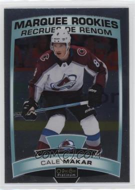 2019-20 O-Pee-Chee Platinum - [Base] #175 - Marquee Rookies - Cale Makar