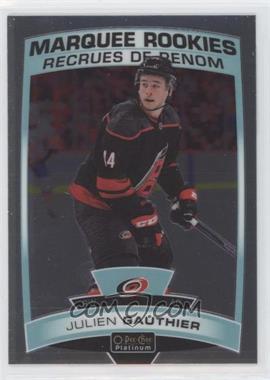 2019-20 O-Pee-Chee Platinum - [Base] #177 - Marquee Rookies - Julien Gauthier