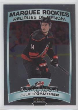 2019-20 O-Pee-Chee Platinum - [Base] #177 - Marquee Rookies - Julien Gauthier