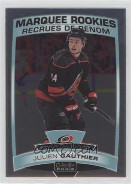 2019-20 O-Pee-Chee Platinum - [Base] #177 - Marquee Rookies - Julien Gauthier