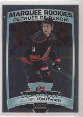 2019-20 O-Pee-Chee Platinum - [Base] #177 - Marquee Rookies - Julien Gauthier