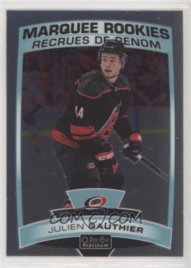 2019-20 O-Pee-Chee Platinum - [Base] #177 - Marquee Rookies - Julien Gauthier