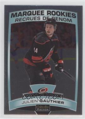 2019-20 O-Pee-Chee Platinum - [Base] #177 - Marquee Rookies - Julien Gauthier