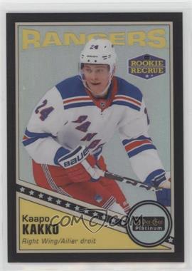 2019-20 O-Pee-Chee Platinum - Retro - Black Pack Wars #R-51 - Rookie - Kaapo Kakko