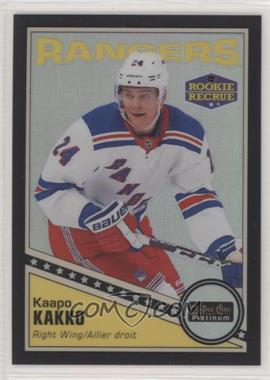 2019-20 O-Pee-Chee Platinum - Retro - Black Pack Wars #R-51 - Rookie - Kaapo Kakko