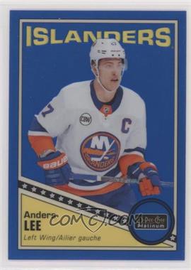 2019-20 O-Pee-Chee Platinum - Retro - Rainbow Blue #R-35 - Anders Lee /149