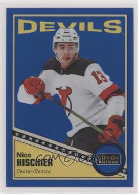 2019-20 O-Pee-Chee Platinum - Retro - Rainbow Blue #R-36 - Nico Hischier /149