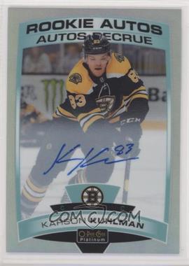 2019-20 O-Pee-Chee Platinum - Rookie Autos - Rainbow #R-KK - Karson Kuhlman