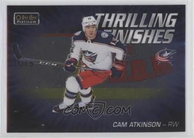 2019-20 O-Pee-Chee Platinum - Thrilling Finishes #TF-5 - Cam Atkinson