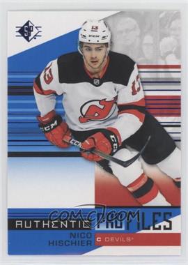 2019-20 SP - Retail Authentic Profiles - Blue #AP-NH - Nico Hischier