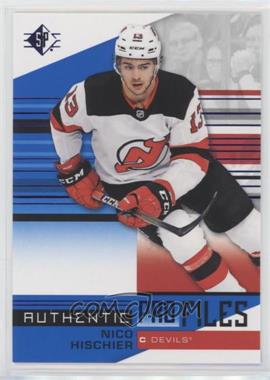 2019-20 SP - Retail Authentic Profiles - Blue #AP-NH - Nico Hischier