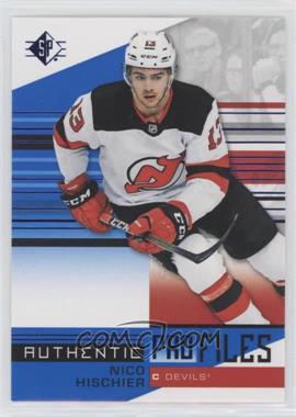 2019-20 SP - Retail Authentic Profiles - Blue #AP-NH - Nico Hischier