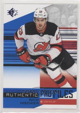 2019-20 SP - Retail Authentic Profiles - Blue #AP-NH - Nico Hischier