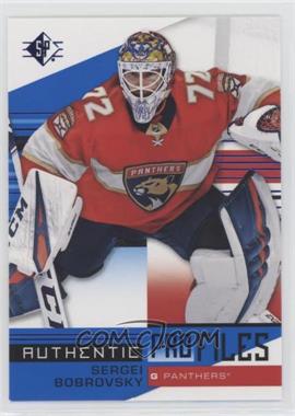 2019-20 SP - Retail Authentic Profiles - Blue #AP-SB - Sergei Bobrovsky