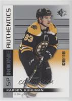 Rookie Authentics - Karson Kuhlman #/1,199