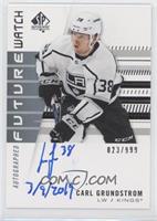 Autographed Future Watch Rookies - Carl Grundstrom 