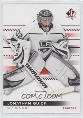 2019-20 SP Authentic - [Base] - Limited Red #17 - Jonathan Quick